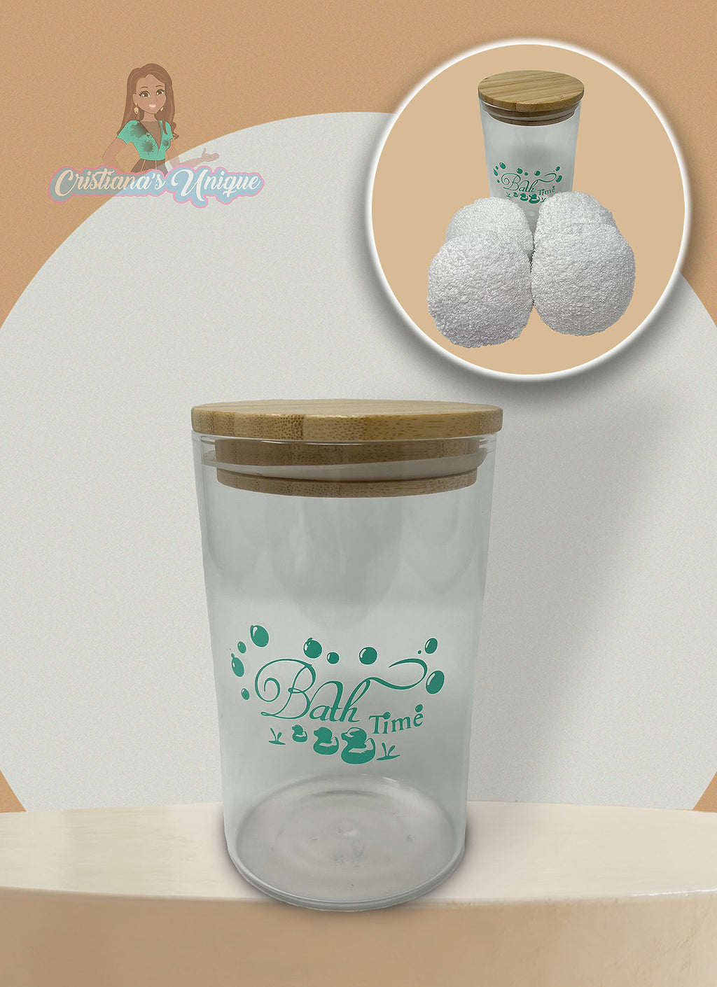 BABY BATH TIME Sponge Container