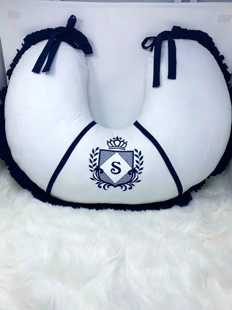Customizable Nursing Pillow/Nursing Pillow/Babies Nursing Pillow/Blue Nursing Pillow/Maternity Pillow/Baby Pillow/Nursing Pillow for Babies/