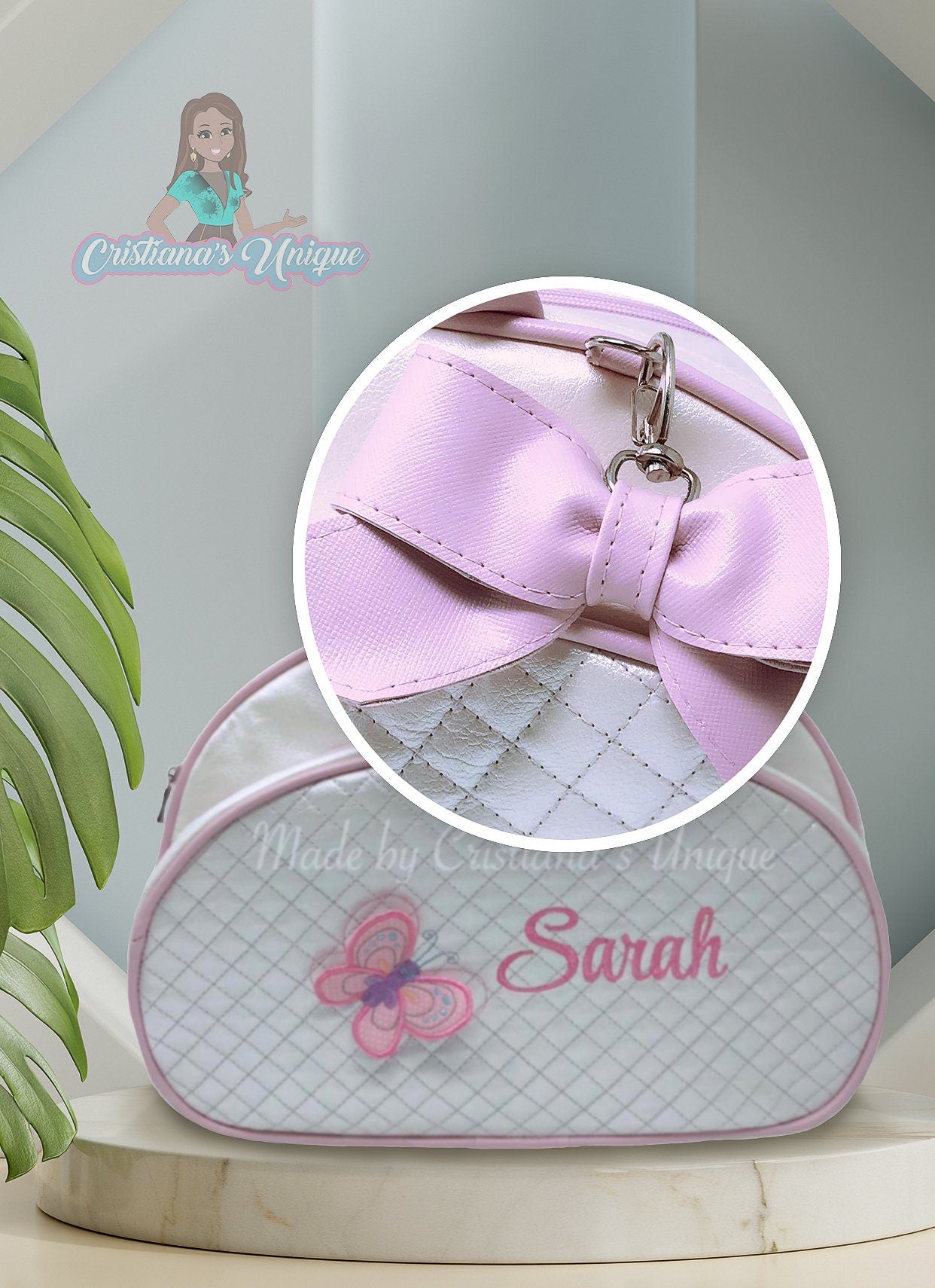 The 3D Butterfly Bow bag/Customizable Butterfly Bow bag/ Butterfly/ Butterfly Bags/ Bags for Girls