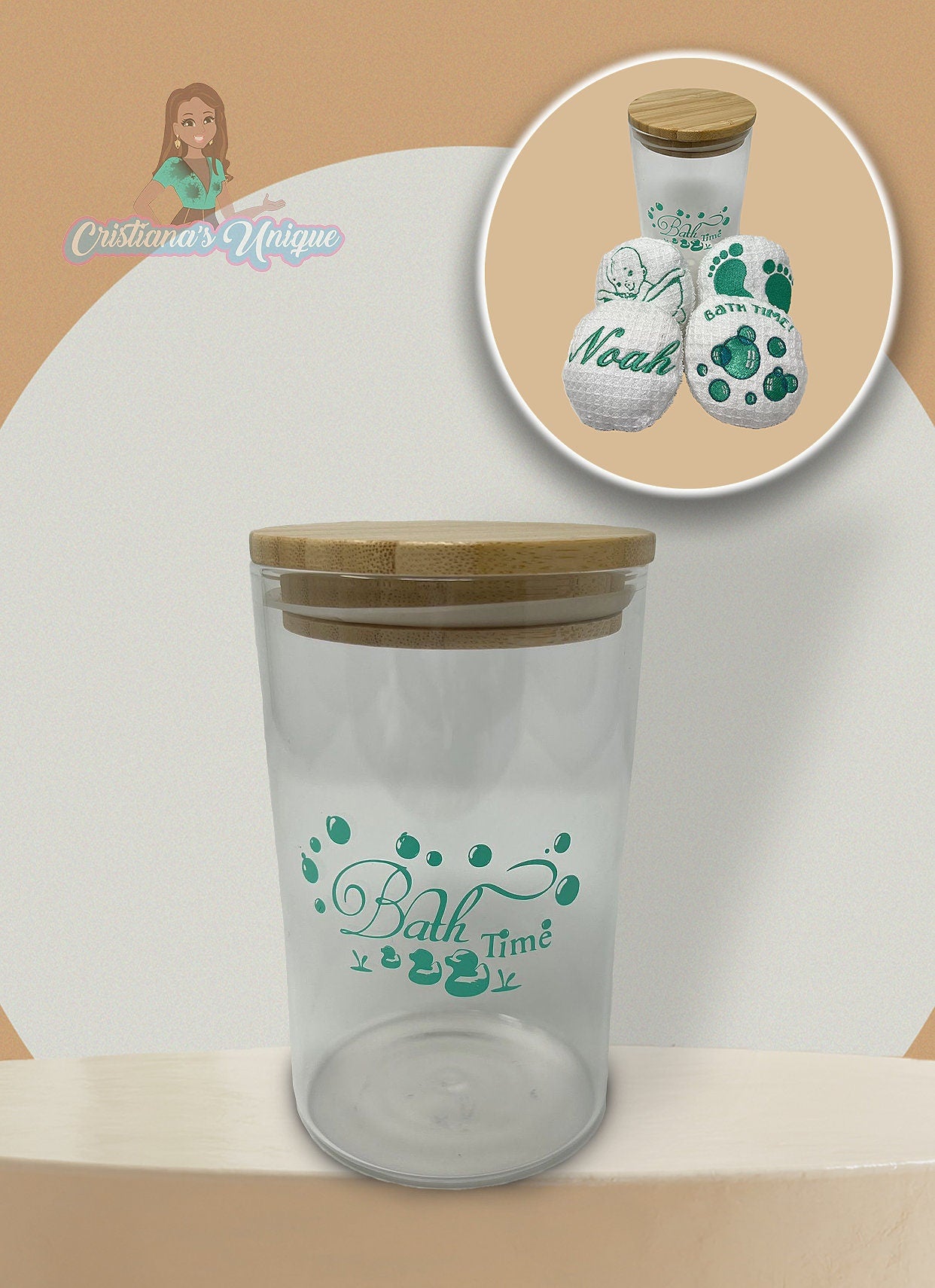 BABY BATH TIME Sponge Container