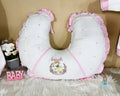 Customizable Pink Teddy Bear Nursing Pillow