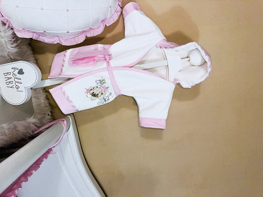 Pink Bear Robe