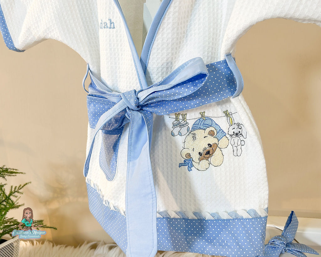 Blue Hooded Towel