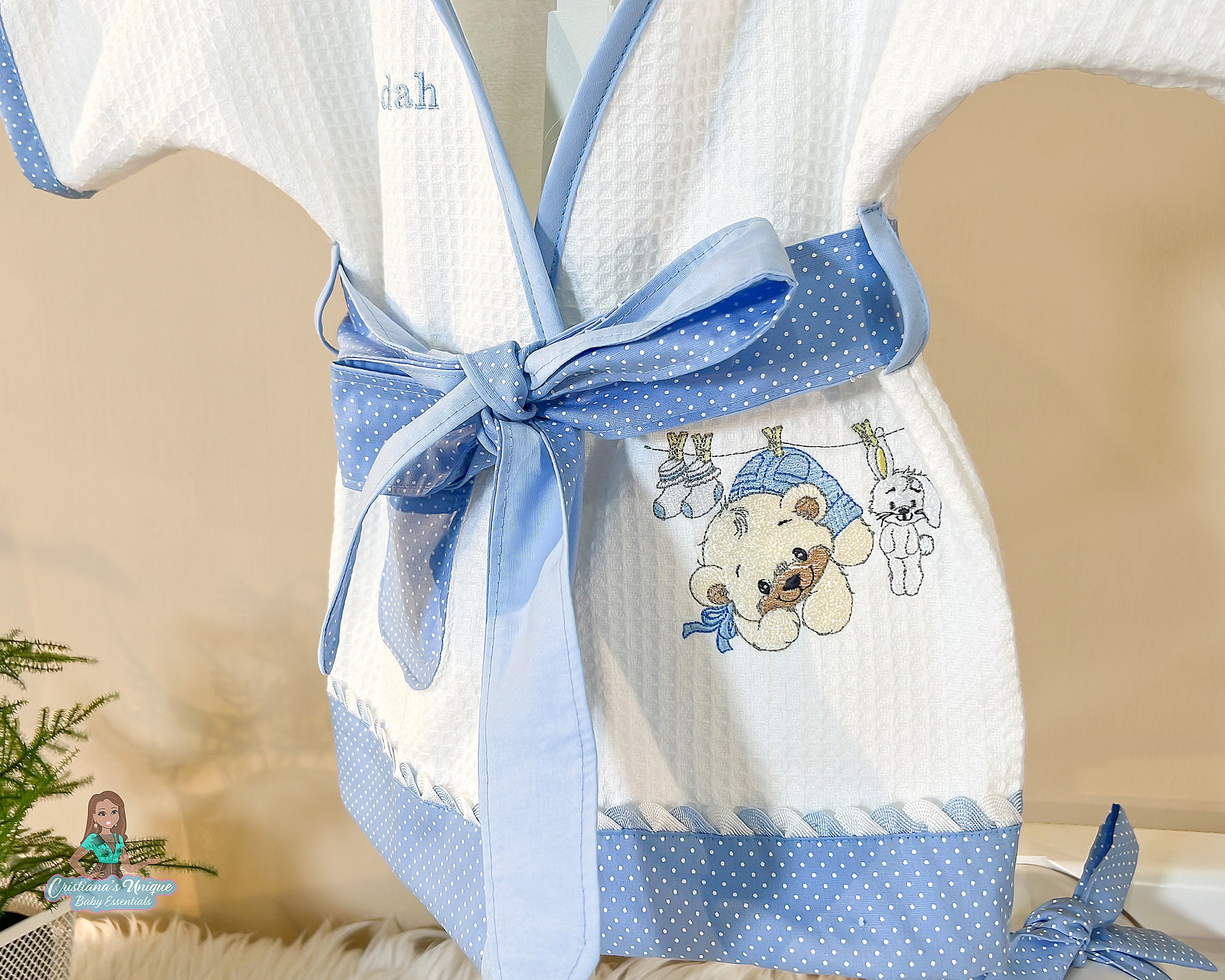 Blue Hooded Towel