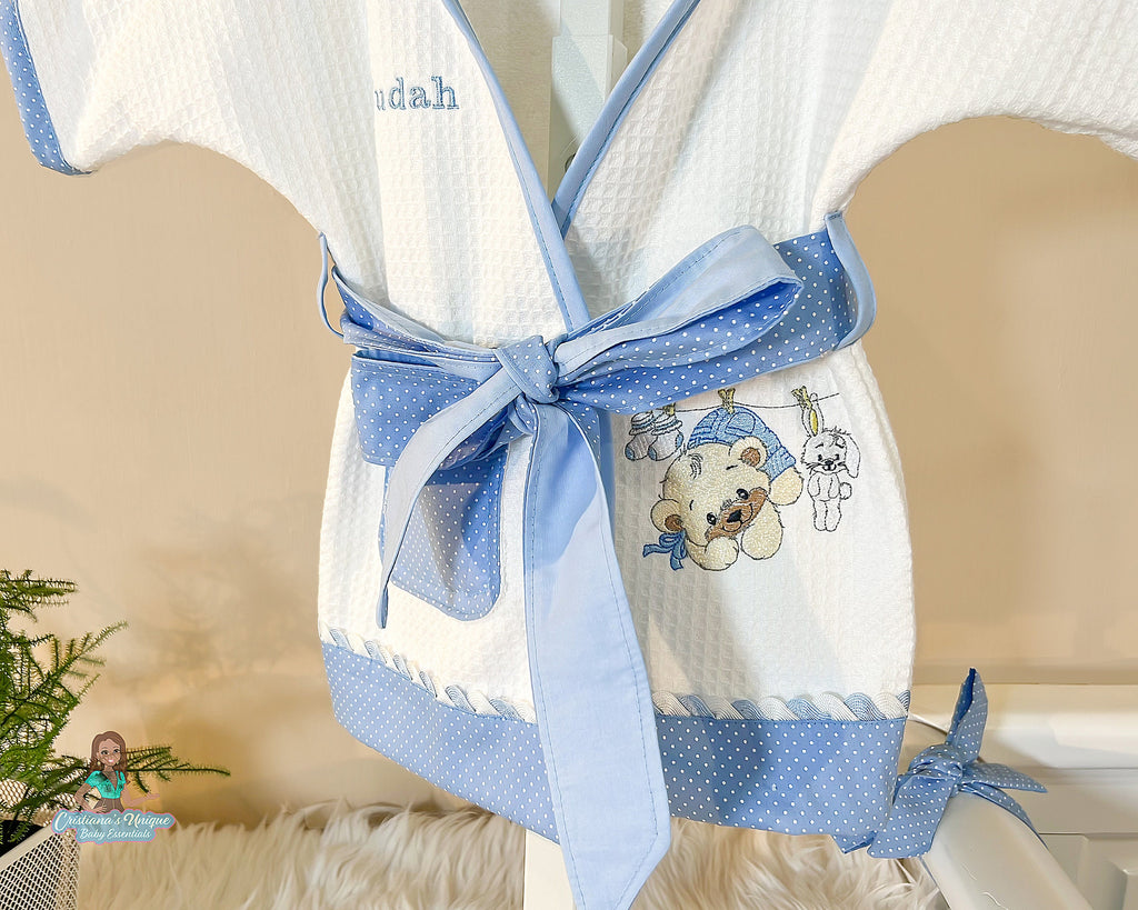 Blue Hooded Towel