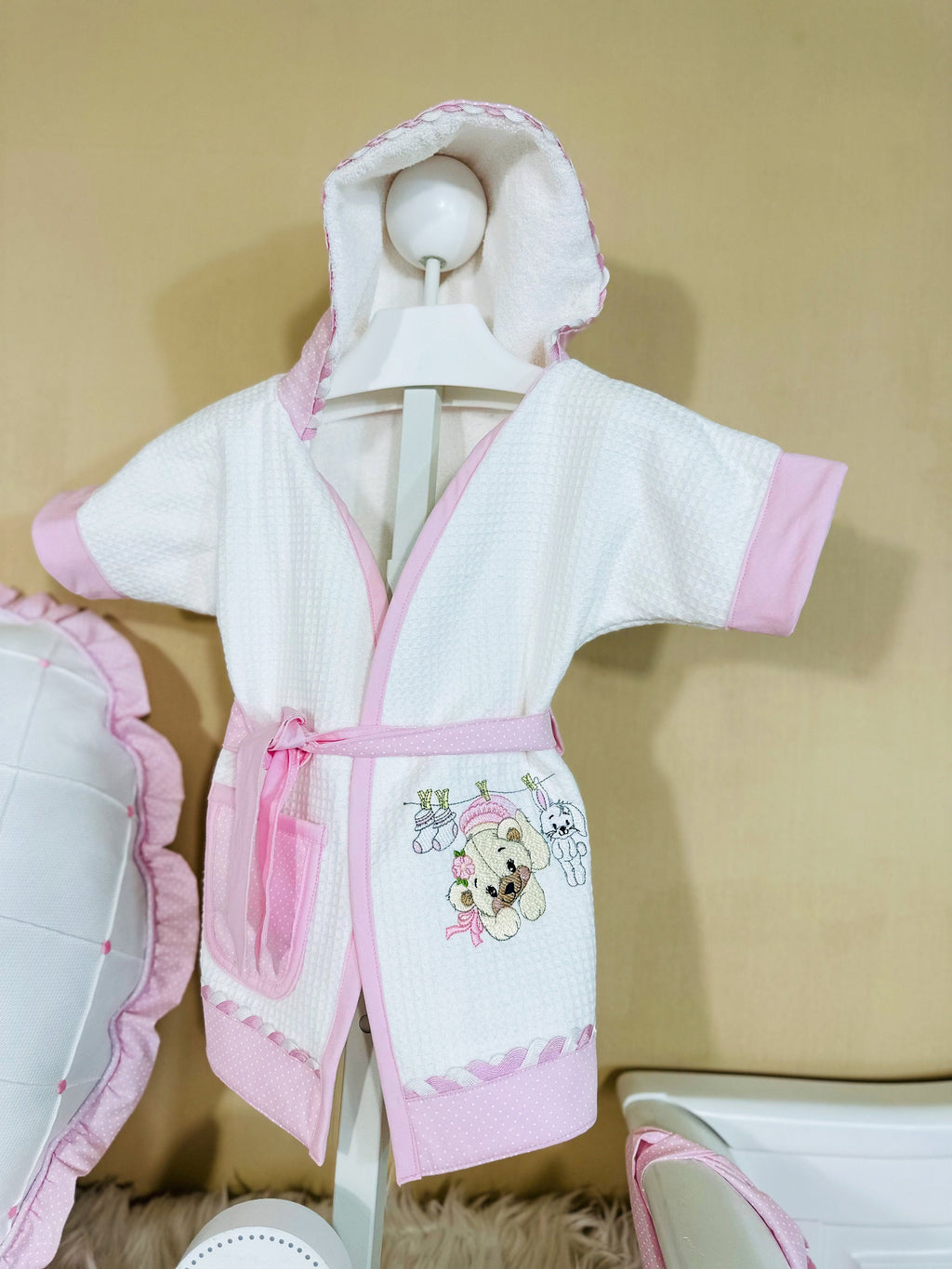 Pink Bear Robe