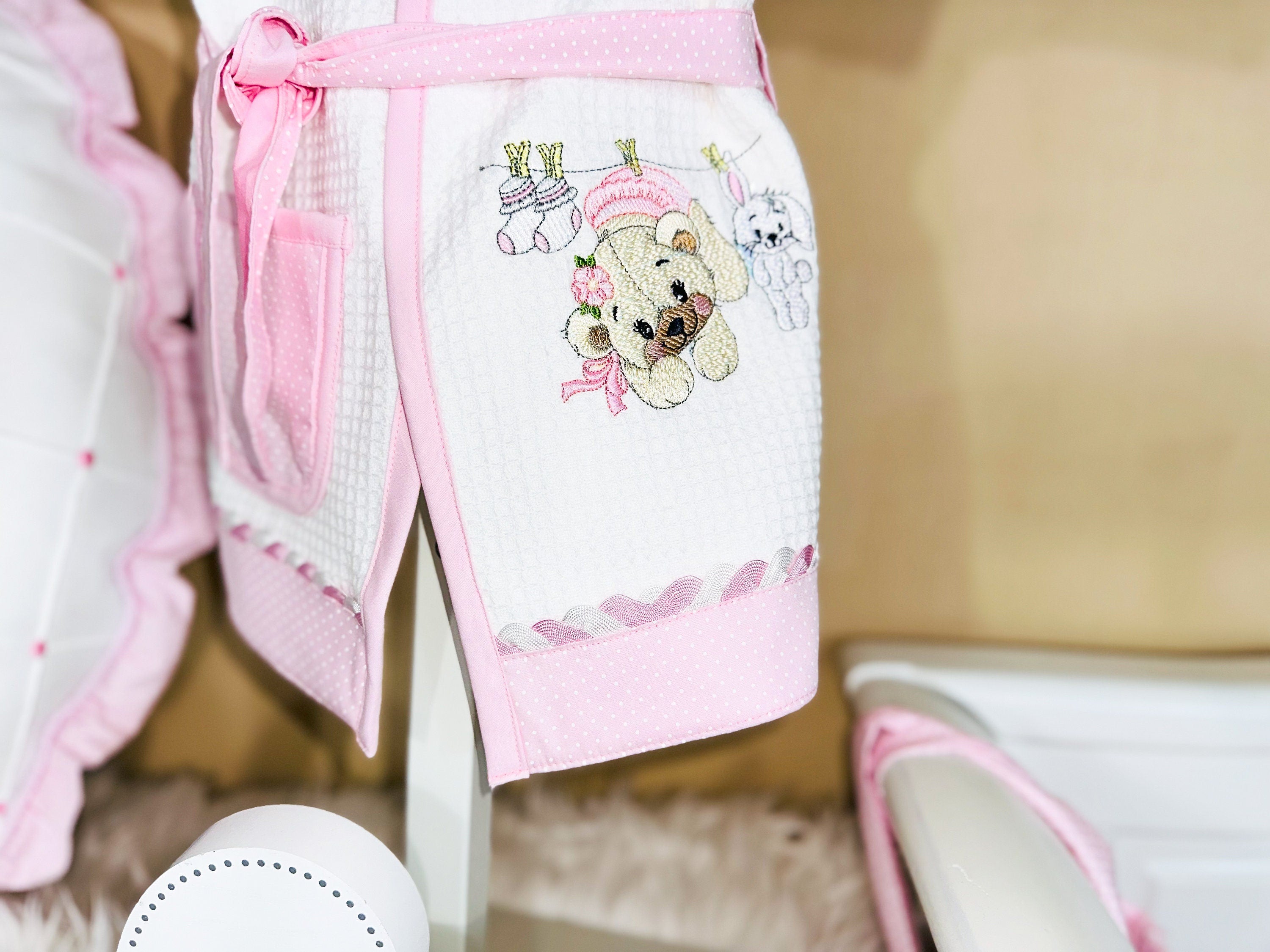 Pink Bear Robe